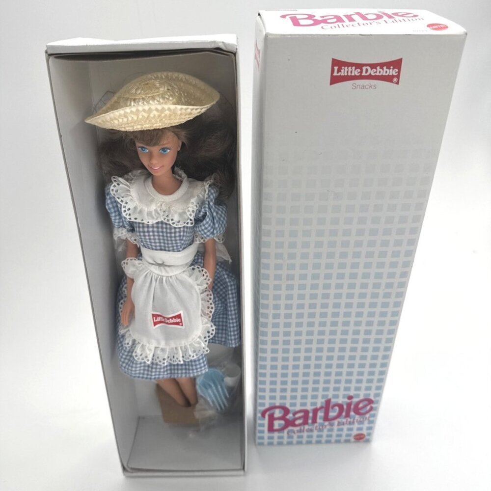 Vintage Mattel Barbie Doll Little Debbie Snack Cakes 1st Edition 1992 NIB NRFB